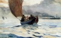 Returning Fishing Boats Realism marine painter Winslow Homer